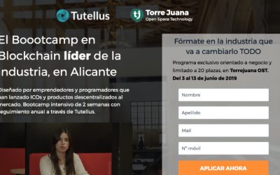 Tutellus y Torre Juana OST unen fuerzas para realizar el Boootcamp en Blockchain líder de la industria
