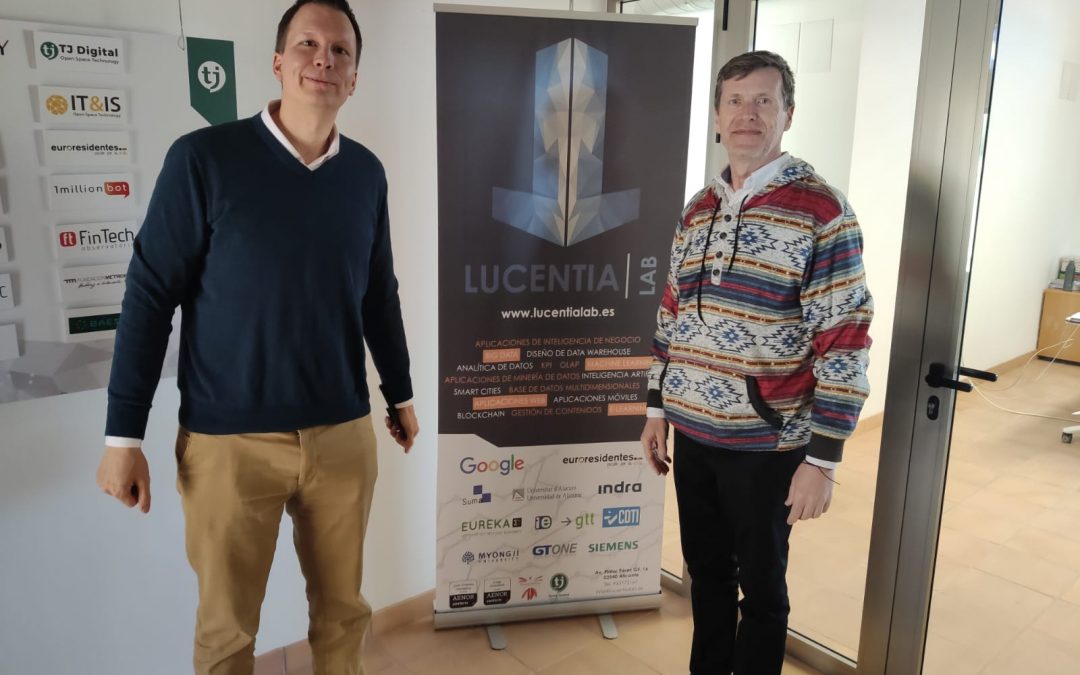 Visita del Dr. Gerard Danford (Haaga-Helia University) y Lasse Rouhiainen