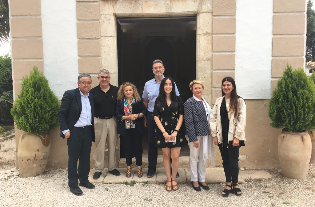 Visita del equipo de la Universitat de Valencia