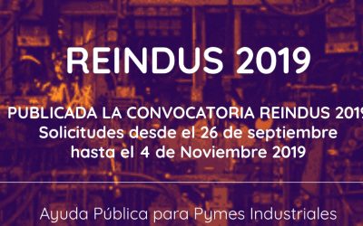 Programa Reindus 2019, financiación a la inversión industrial (e-value)