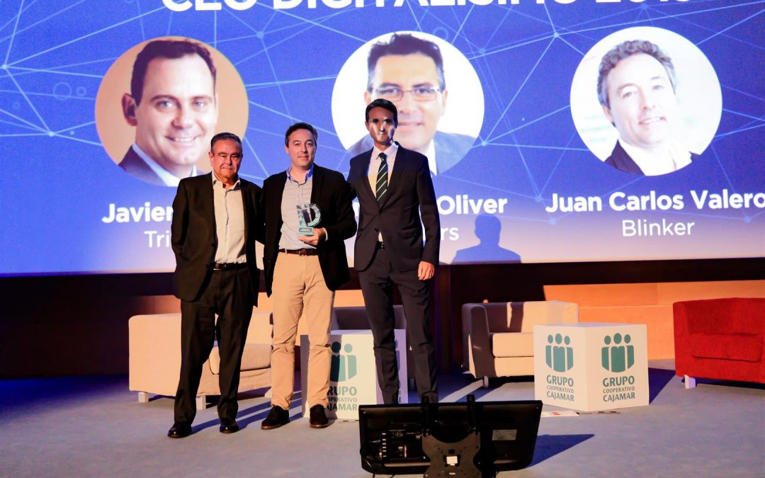 Premios Digitalísimos 2019: Juan C. Valero CEO de ‘Blinker’ y la empresa ‘Paredes’