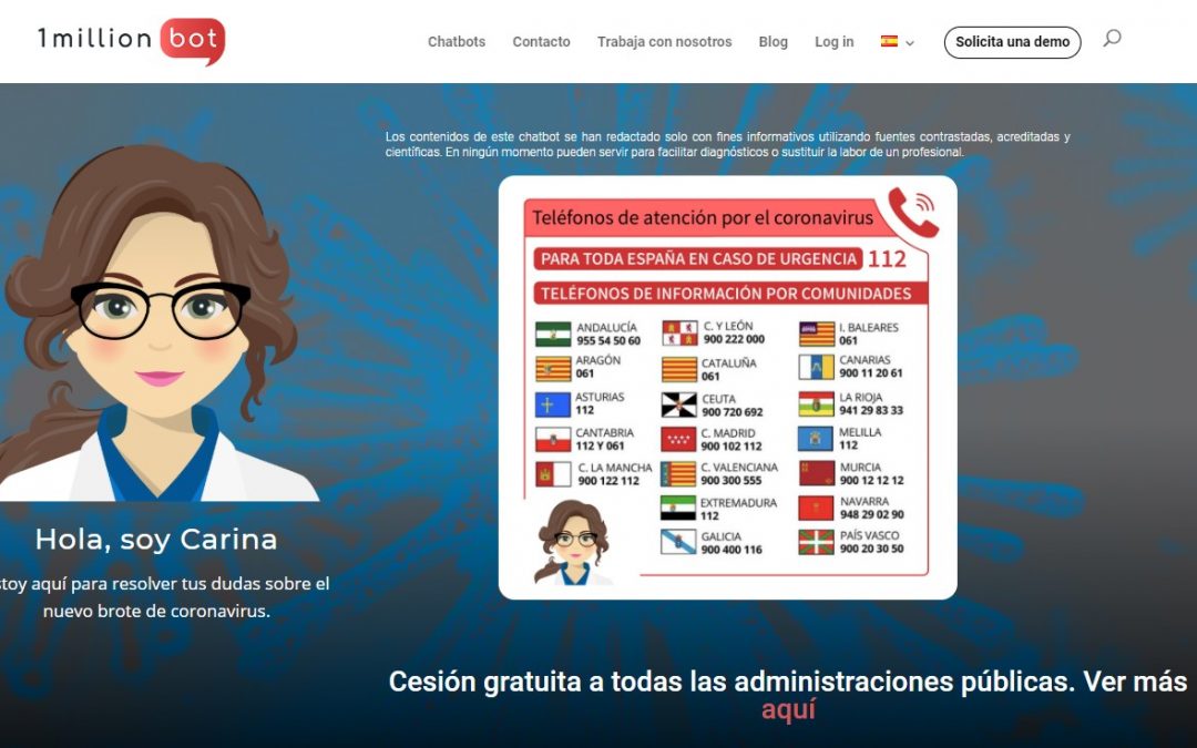 Carina: Inteligencia Artificial para informar  sobre Covid-19