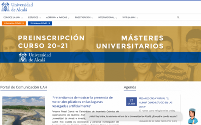 La Universidad de Alcalá presenta un nuevo asistente virtual para su página web