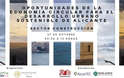 Jornada: “Oportunidades de la Economía Circular para el desarrollo urbano sostenible de Alicante”
