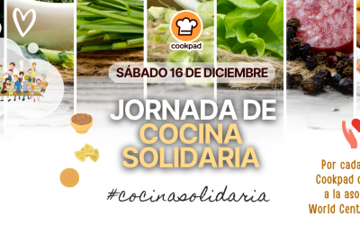 Dona tus recetas #CocinaSolidaria con Cookpad y la Fundación World Central Kitchen