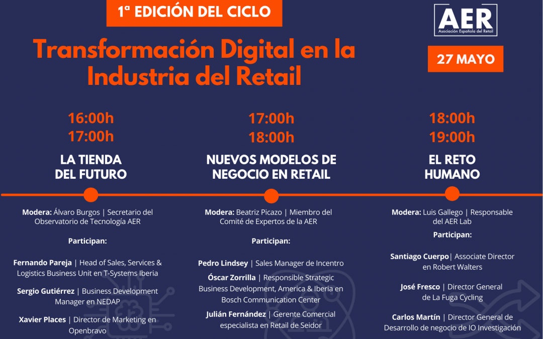 El impacto y las oportunidades de la tecnología en el sector del retail: 1MillionBot en el ciclo organizado por la AER