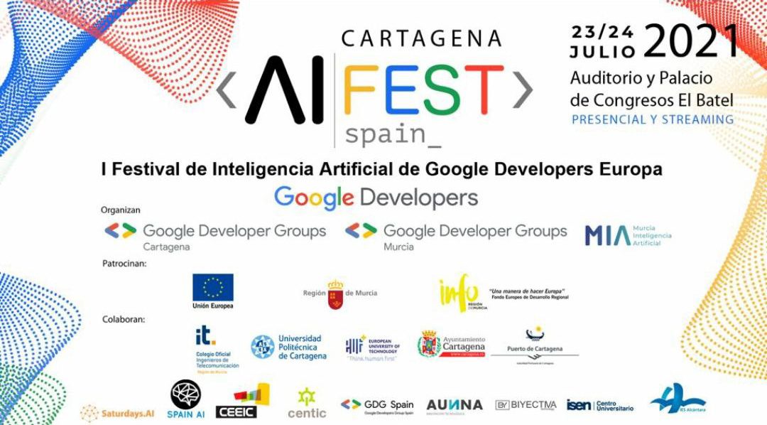 Cartagena sede del Primer Festival de Inteligencia Artificial de Google Developers en Europa