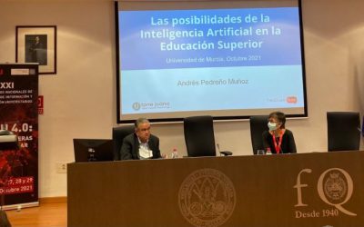 «Las posibilidades de la Inteligencia Artificial en la Educación Superior» en Encuentro SIOU -Universidades