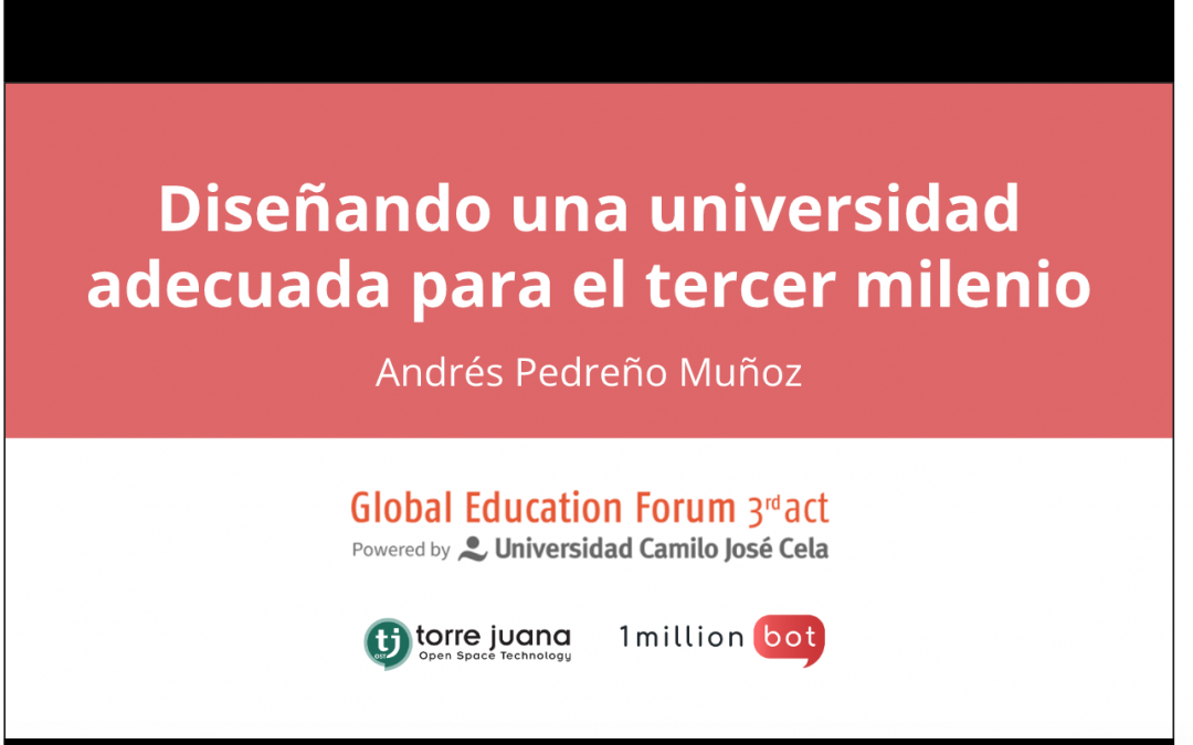 La IA en el gran debate sobre la educación superior post-covid en el Global Education Forum (SEK y UCJC)