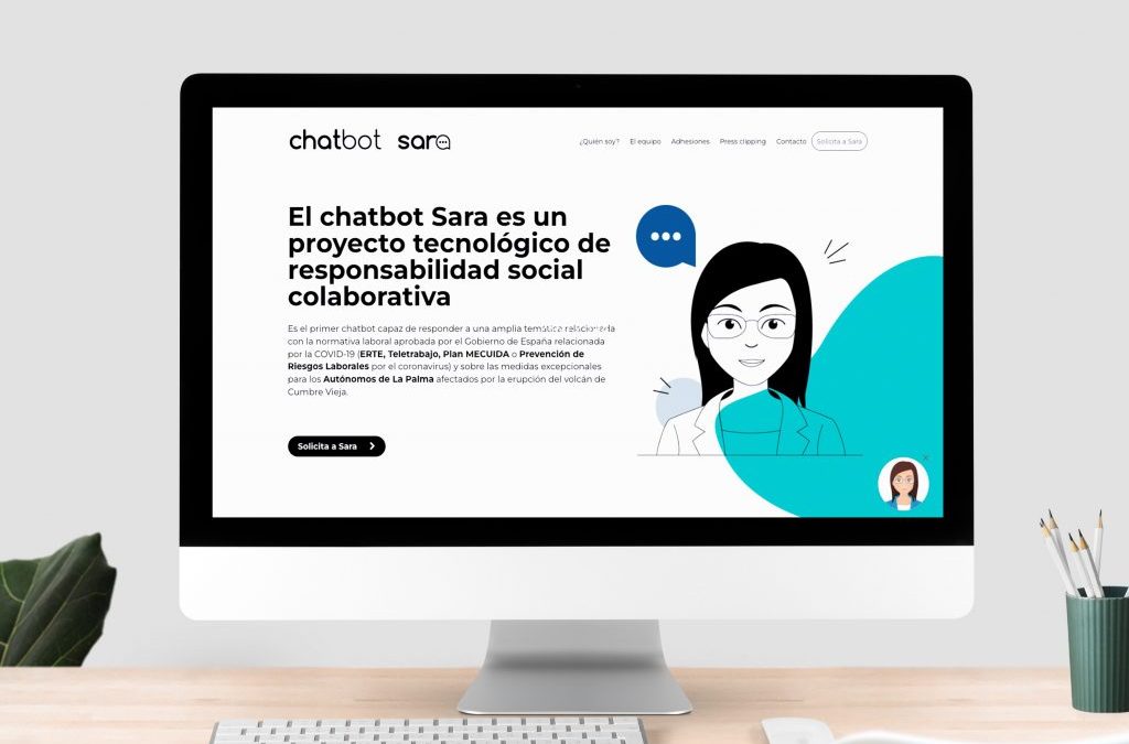 El chatbot que informa sobre normativa laboral «Sara» cumple un año y estrena web para celebrarlo