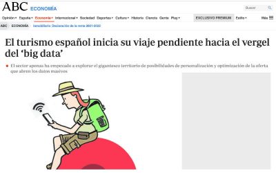 ABC: «El turismo español inicia su viaje pendiente hacia el vergel del ‘big data’»