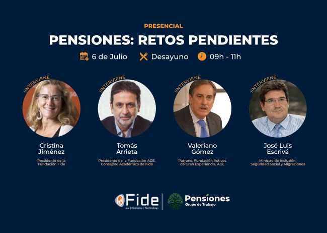 Agenda Fundación Fide: tecnología DLT, el reto de las pensiones