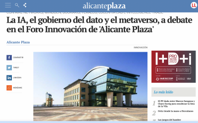 La IA y el Metaverso, a debate en el Foro Innovación de ‘Alicante Plaza’