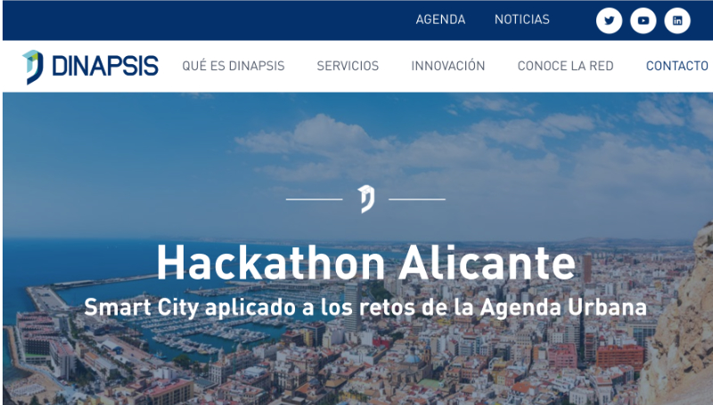 DINAPSIS Hackathon: Smart City aplicado a los retos de la Agenda Urbana