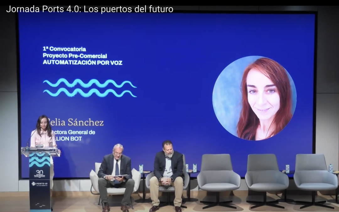 1MillionBot invitada en Madrid a la Jornada «Los puertos del futuro» (Puertos 4.0)