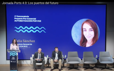 1MillionBot invitada en Madrid a la Jornada “Los puertos del futuro” (Puertos 4.0)