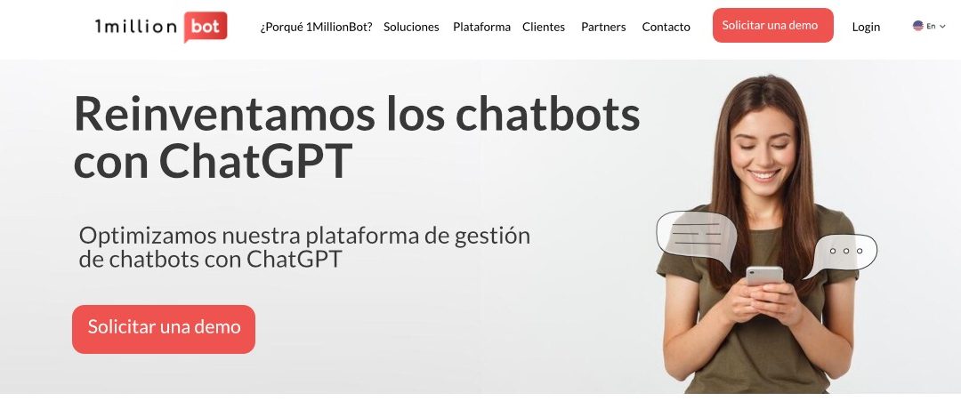 ChatGPT integrado en la «plataforma Millie» de 1MillionBot