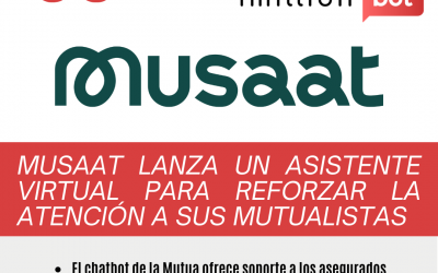 Musaat lanza un asistente virtual para reforzar laatención a sus mutualistas