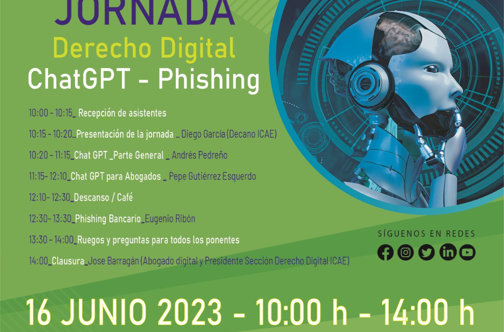 Jornada de Derecho Digital: ChatGPT y Phising