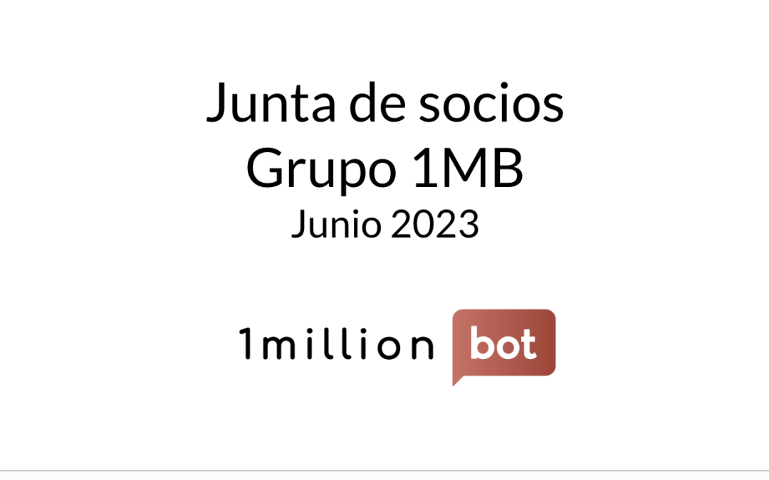 Junta de socios de 1MillionBot: Liderar la Innovación en IA Generativa