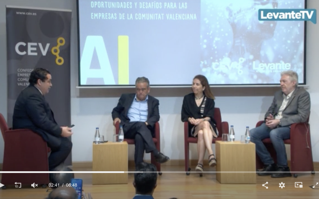 Debatiendo sobre IA en la Confederación Valenciana de Empresarios (CEV)