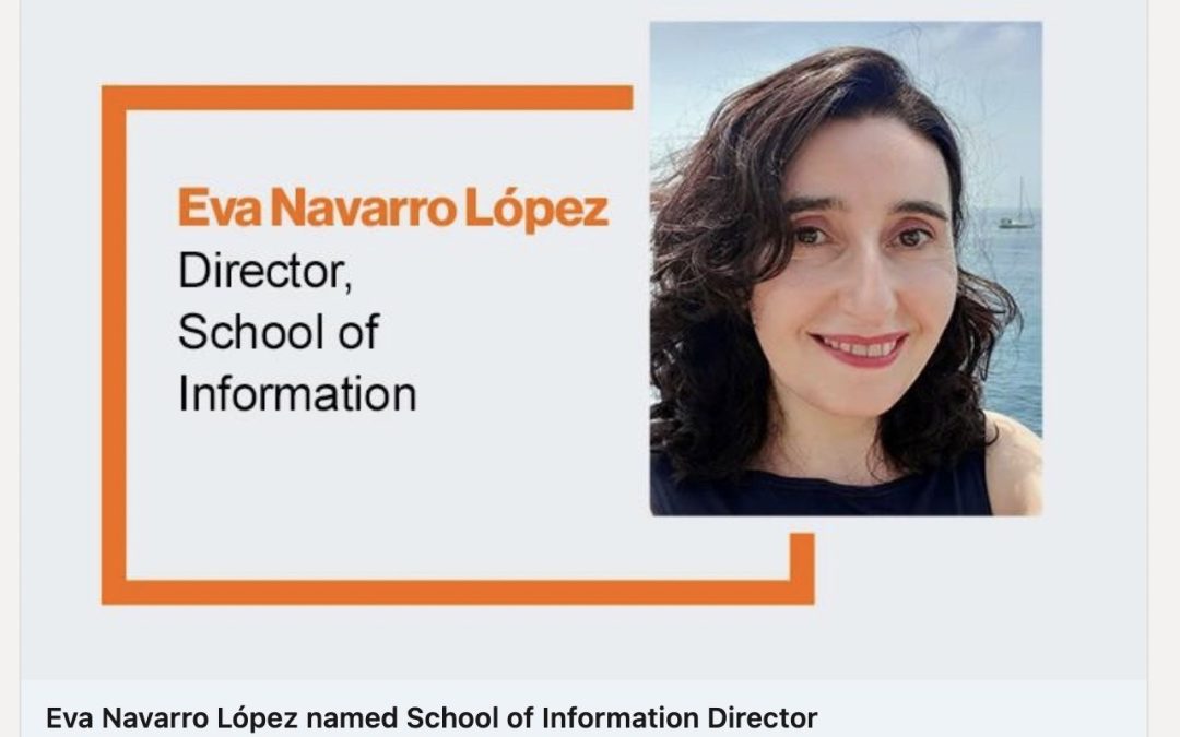Eva Navarro, Directora de la Escuela de Información en el prestigioso Rochester Institute of Technology