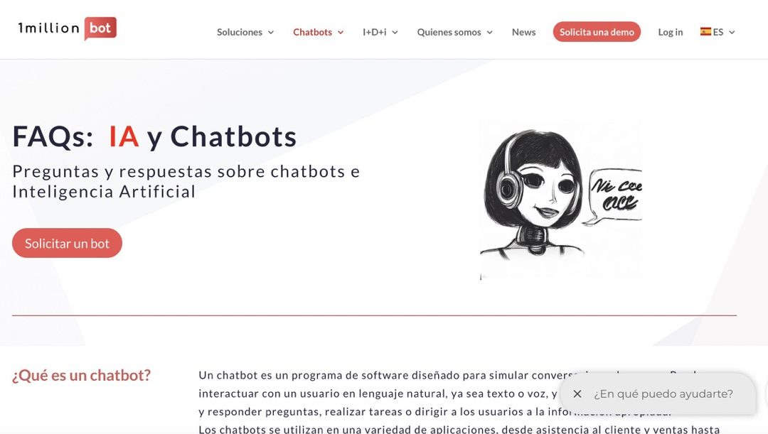 1MillionBot desarrolla contenido formativo sobre IA y chatbots: un recorrido por lo esencial