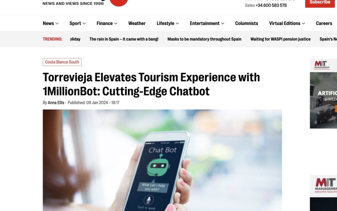 Torrevieja mejora la experiencia turística con un chatbot de vanguardia de 1MillionBot