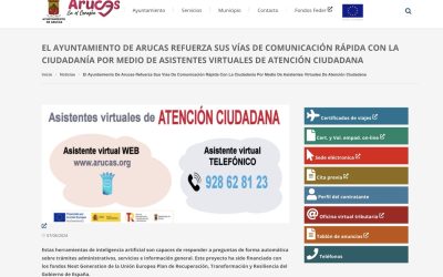 El Ayuntamiento de Arucas moderniza la atención ciudadana con Asistentes IA de última generación