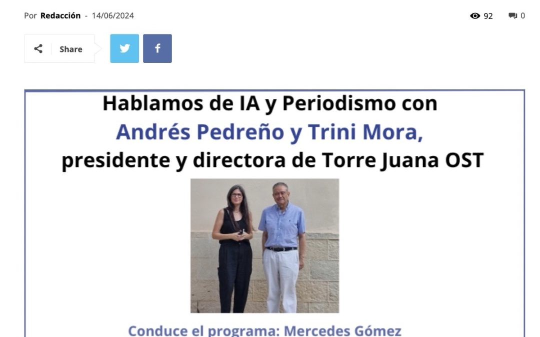 Nuevo programa de Radio UMH: «IA y Periodismo» con Torre Juana OST