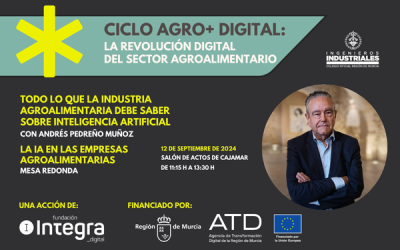 🌾 ¡No te pierdas la Segunda Jornada del Ciclo AGRO+ Digital: La Revolución Digital del Sector Agroalimentario!