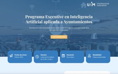 Programa Executive en Inteligencia Artificial aplicada a Ayuntamientos de la Universidad Autónoma de Madrid