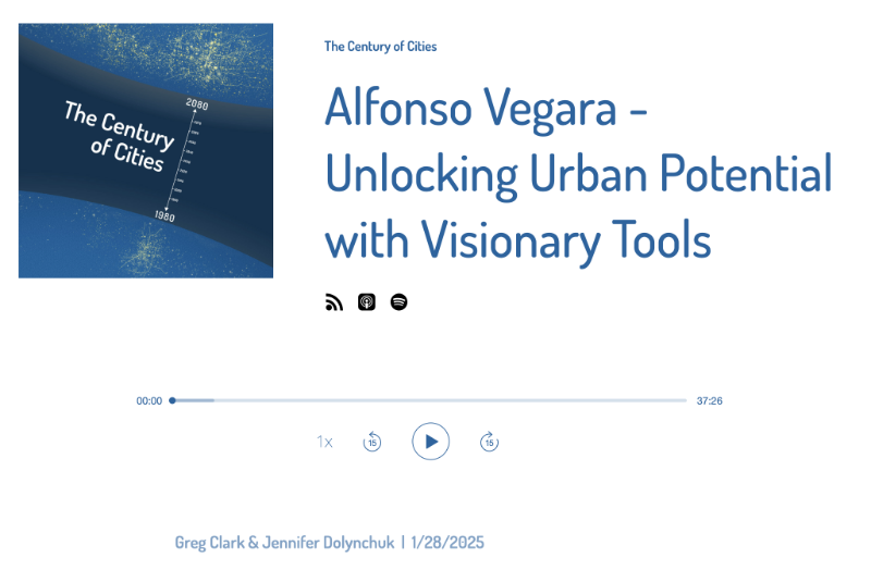 Alfonso Vegara – Podcast «The Century of Cities: Unlocking Urban Potential with Visionary Tools»