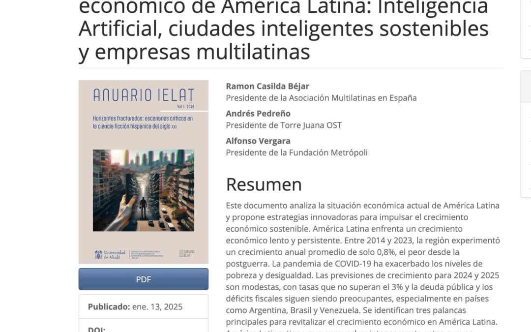 Inteligencia Artificial y ciudades inteligentes: claves para el crecimiento económico de América Latina