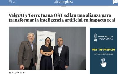 ValgrAI y Torre Juana IA Hub: alianza para hacer de la Comunitat Valenciana un referente europeo en IA