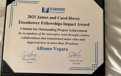 Alfonso Vegara: Recognition from the Eisenhower Foundation in the 2025 James and Carol Hovey Impact Award