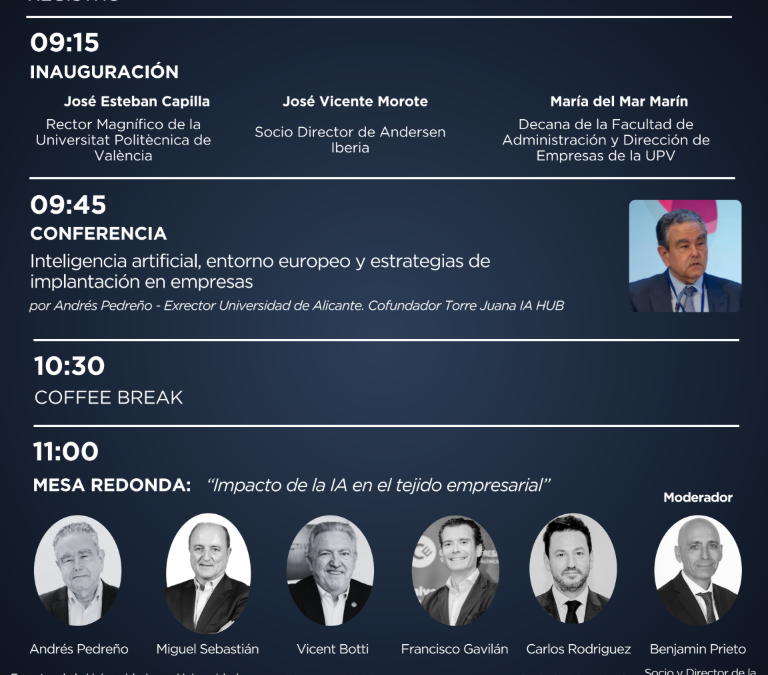 Cátedra Andersen UPV: una mirada estratégica a la inteligencia artificial en la empresa