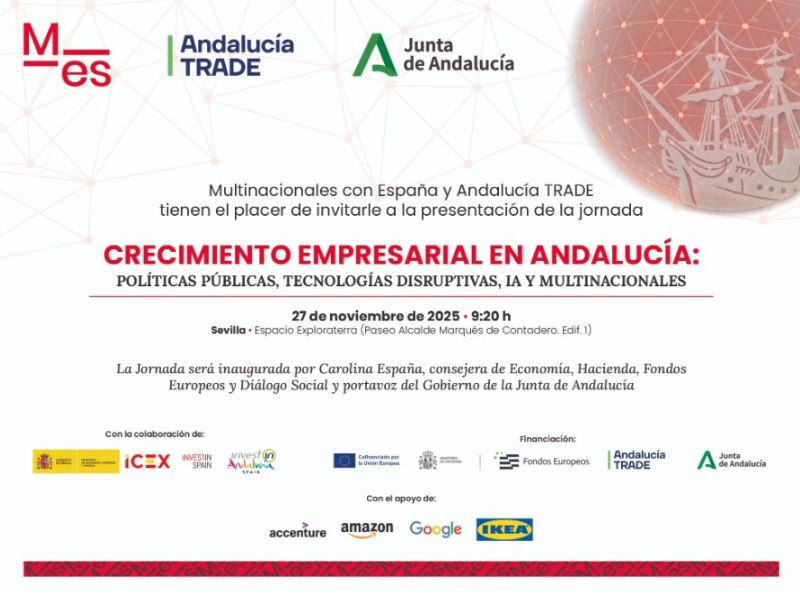 Crecimiento Empresarial en Andalucía: políticas públicas, tecnologías disruptivas, IA y multinacionales