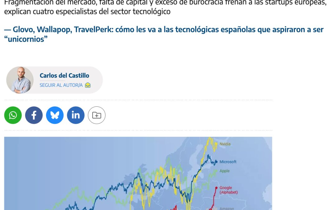 Cuatro expertos dan su diagnóstico sobre por qué Europa no es capaz de formar gigantes tecnológicos en ElDiario.es