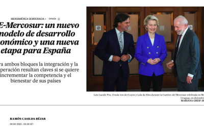 UE-Mercosur: un nuevo modelo de desarrollo económico y una nueva etapa para España. Ramón Casilda Bejar
